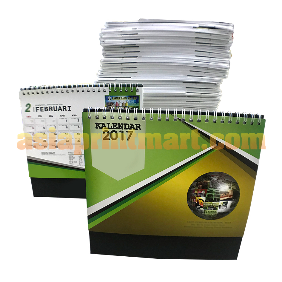 Kilang Cetak Kuala Lumpur, Desk Calendars Printing, Print 2023 Calendars, Custom made table calendars printing