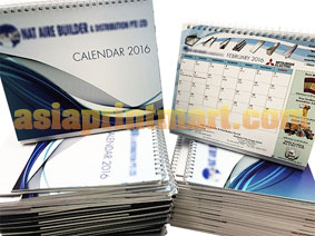 Cetak Kalendar Murah, Ready Made Calendars Printing, Print A5 size calendars, selangor printing supplier, malaysia printers
