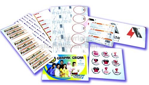 Print Label Stickers in Malaysia, Printing Self adhesive stickers, Glue Stickers