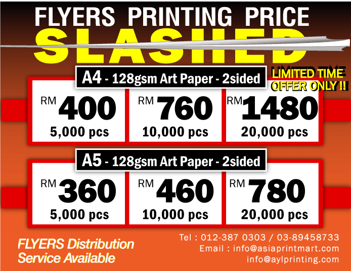 Cheap Flyers Printing | Malaysia Flyers Printing | KL Leaflets Printing | Online Printing Flyers | Print Cheap Flyers | Print Cheap Leaflets | Print Brochures | Flyers Distributions